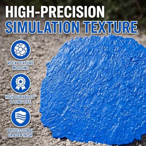Gisafai 1 Pcs Concrete Stamp Mat, Seamless Slate Texture Skin - Image 3
