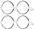 uxcell 4 Pcs Adjustable Pipe Bracket Clamp by uxcell