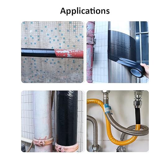 APT, 10 Mil Weatherproof Black PVC Pipe Wrap Tape - Image 6