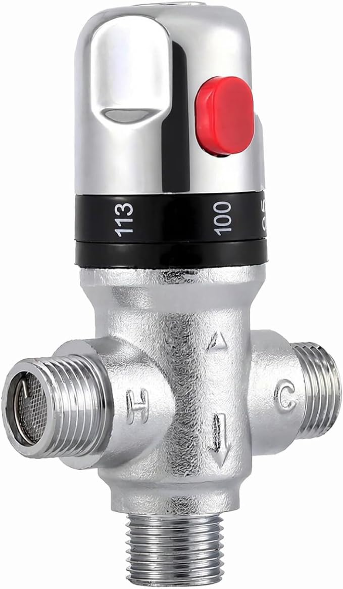 TreMax Thermostatic Mixing Valve, Shower Water Mixing Valve, - Image 3