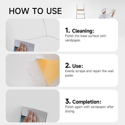 Drywall Repair Kit Wall Patch, 150g Spackle Wall Repair Paste - Image 6