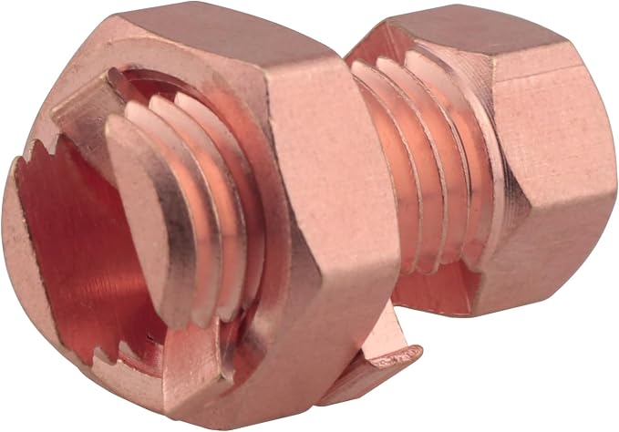 4PCS Split Bolt Connector Copper Grounding Clamps Superior Strength Split Bolt - Image 5