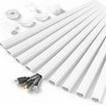 Delamu Cord Hider, 142in Cable Hider, Cord Covers by DELAMU