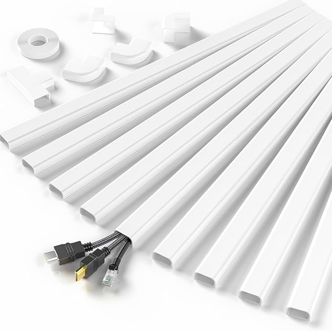 Delamu Cord Hider, 142in Cable Hider, Cord Covers by DELAMU