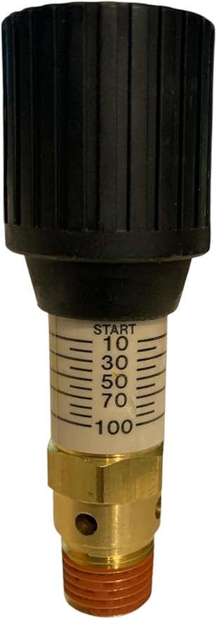 American Made Brass Pressure Relief 0-100 PSI Adjustable Range Valve | fits by Sellerocity