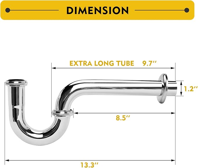 Stainless Steel P-Trap - Image 3
