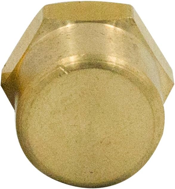 Vis Brass Pipe Fitting, Hex Head Cap, 3/4" NPT Female - Image 5