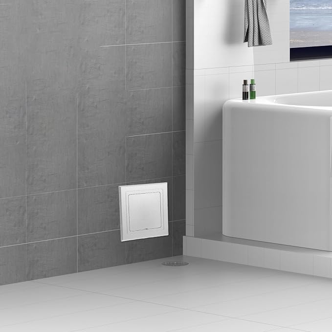 ULTECHNOVO X6 Inch Square Plumbing Access Panel Cover, Reusable Abs Pipe Cover - Image 7
