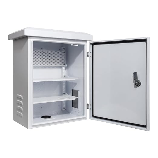Outdoor Electrical Enclosure Nema Box16x20x10 Removable Mount Plate&FanVent | by SPEEDSPIDER