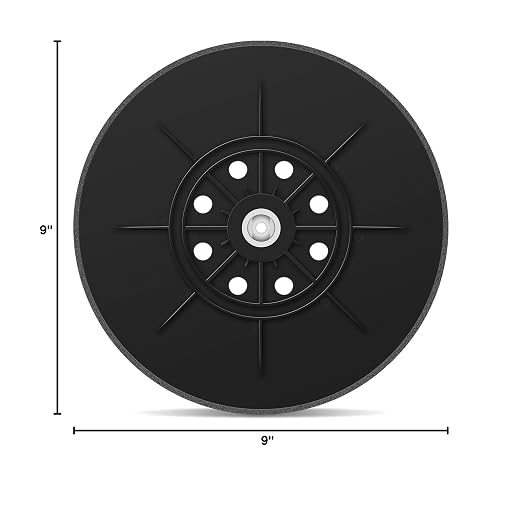 9 Inch 8 Holes Sander Pad Hook and Loop Drywall Backing Pad - Image 7
