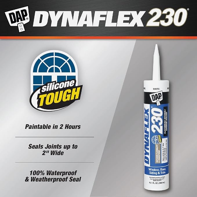 12 Pack Dap 18300 DYNAFLEX 230 Premium Indoor/Outdoor Sealant - Image 2