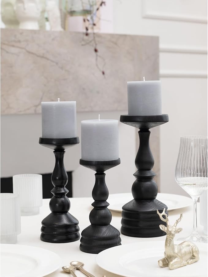 3x3 Pillar Candles Set of 3 - Image 4