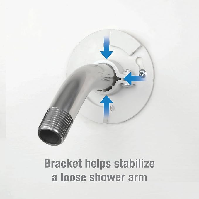 Danco 12005 Shower Arm Stabilizer Bracket and Flange Cover, 3.1 Inch - Image 3