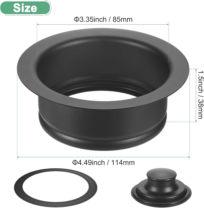 M METERXITY 2-Pack Garbage Disposal Sink Flange, Kitchen Sink Replacement - Image 3