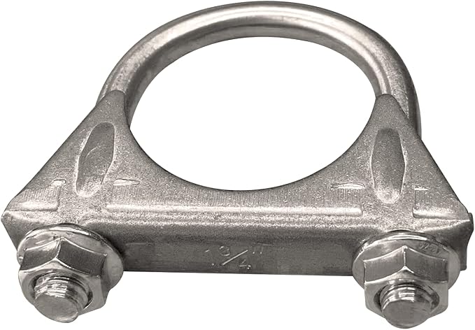 Heavy Duty 1.75" 1-3/4 Inch Exhaust U Bolt Clamp Stainless | 8.5mm Thick Rod - Image 5