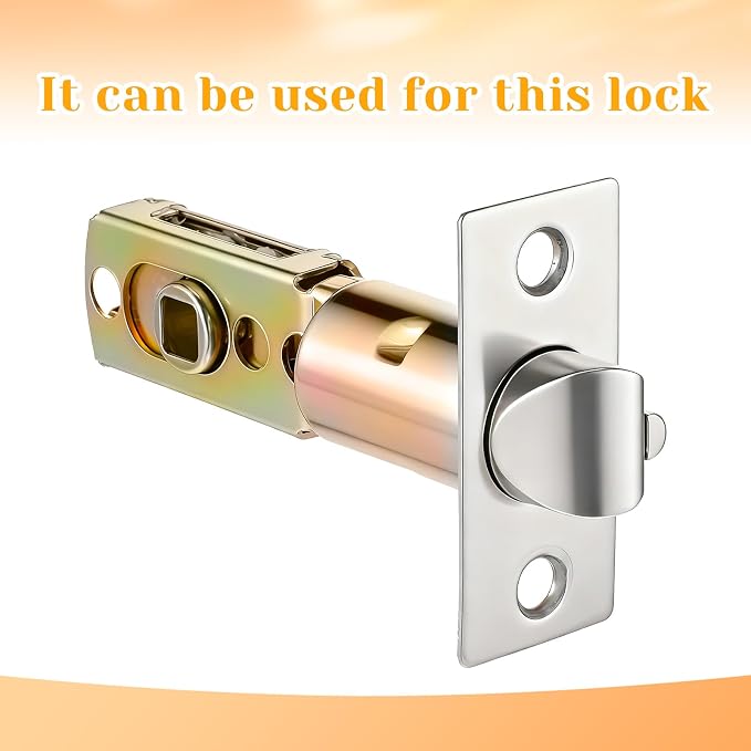 Adjustable Door Latch, 60/70mm Adjustable Passage Door Latch, Doors Knob Latches - Image 3