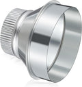 1 Pcs 6 Inch to 4 Inch Duct Reducer Increaser | Galvanized Steel Air Duct by Otoolling