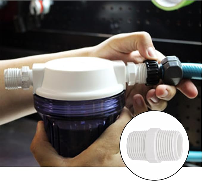 20Pack 1 Inch PVC Nipple Male Thread Coupling Adapter Connector - Image 7