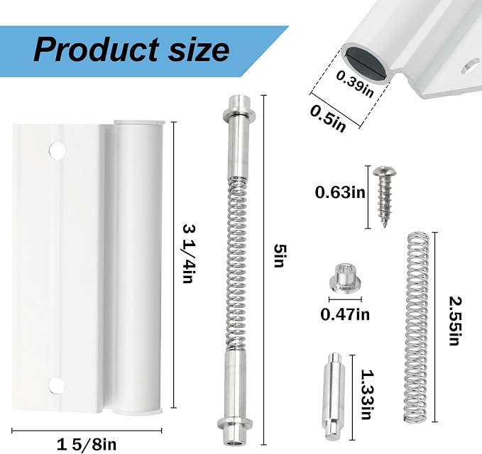 Lower Screen Door Hinge Leaf Pin Kit - Image 2