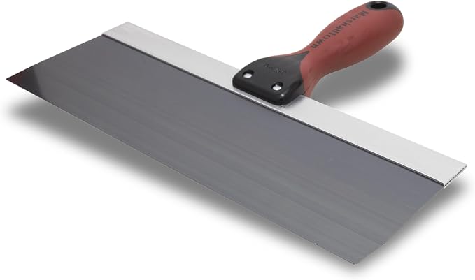 MARSHALLTOWN DuraSoft II Taping Knife, 12 Inch, Assembled in USA | Blue Steel by Marshalltown