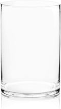 WGV Cylinder Vase, Width 8", Height 12", Floral Container, Planter Terrarium by WGVInternational-OpusGlassware