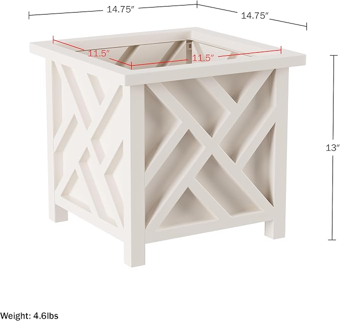 Lattice Design Outdoor Planter Box - Image 6