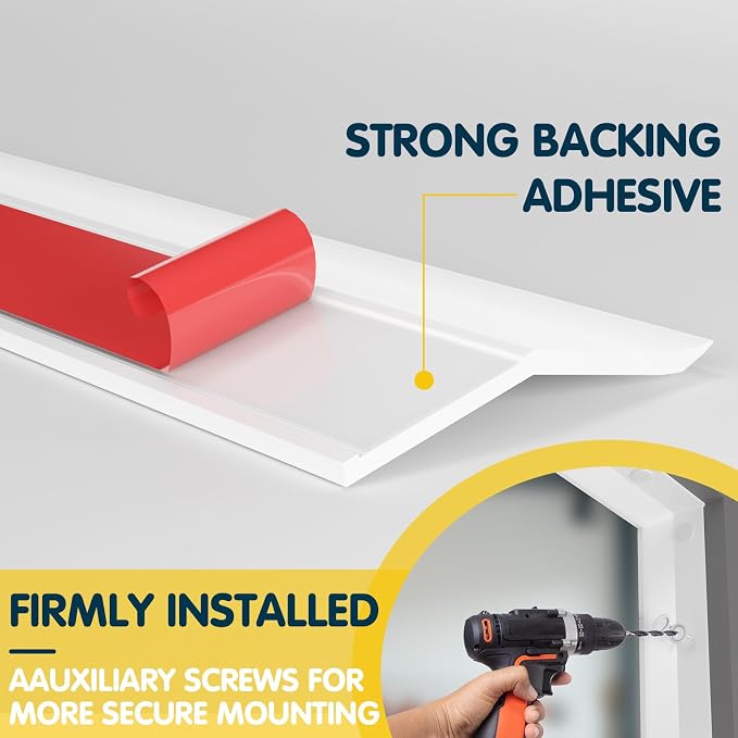 Garage Door Seal Top and Sides - 40 FT TPE Weather Stripping Garage Door Seal - Image 6