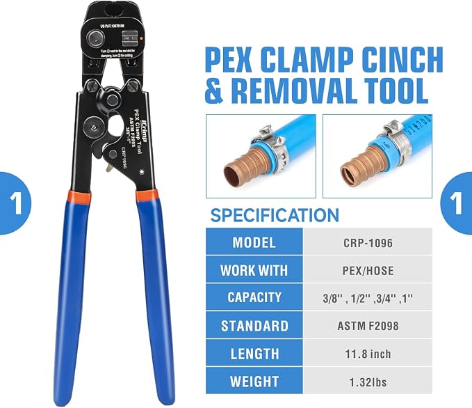 iCrimp PEX Clamp Tool PEX Fitting Kit - Image 2