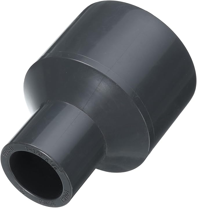 HARFINGTON PVC Reducing Coupling 1-1/4 x 1/2" Increaser/Reducer Coupling Pipe - Image 3