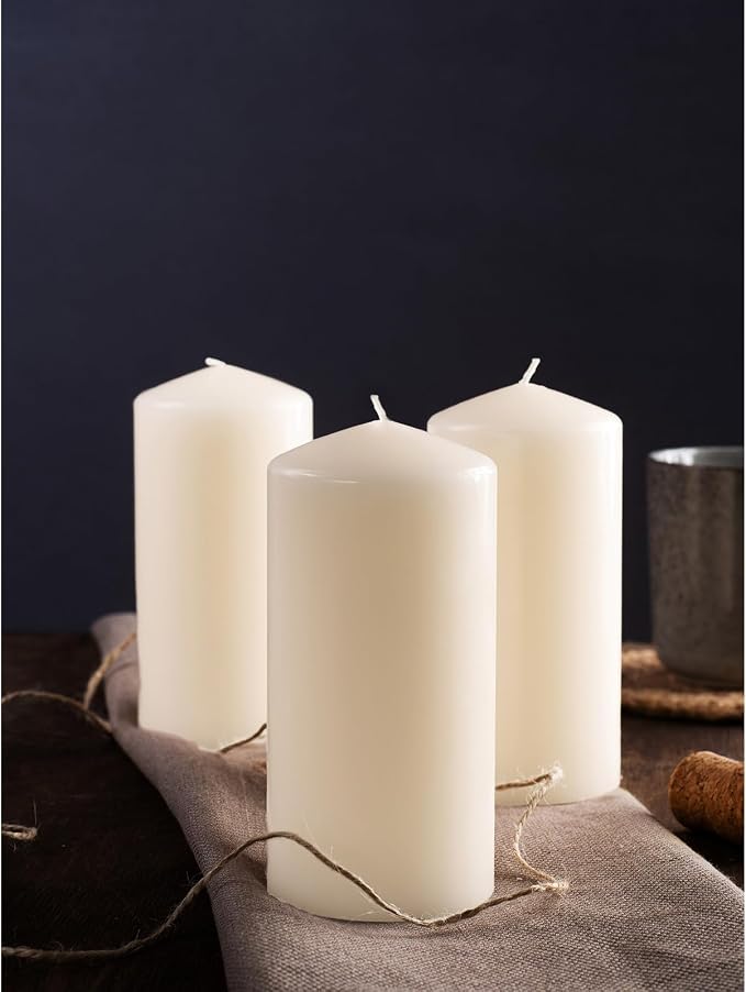 3x6 Pillar Candles Set of 3 - Image 7