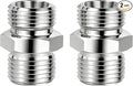 2 Pcs M14 to M14 stainless steel adapter fittings, suitable by Unknown