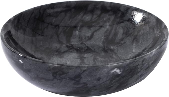 4.72 Inch Small Decorative Bowls, Natural Marble Decorative Bowls by CMCHICMONDAY