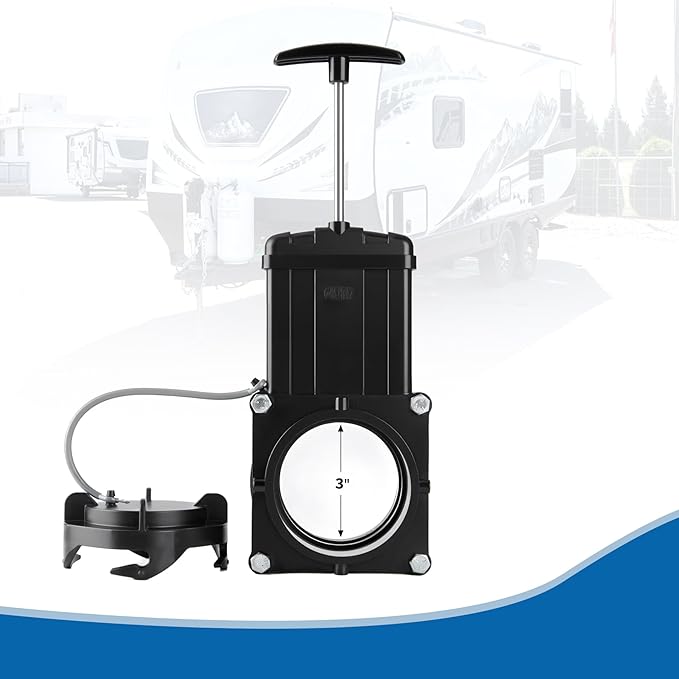 Short Bayonet Hook Twist-On Waste Valve RV Gate Valve Compatible - Image 6