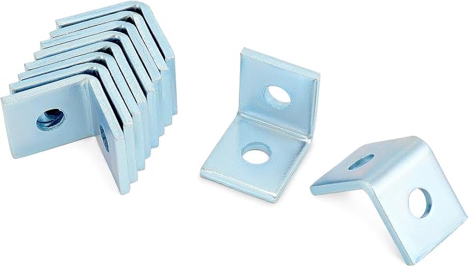 QWORK 10-Pack Heavy Duty L-Shaped Connector Brackets - Image 3