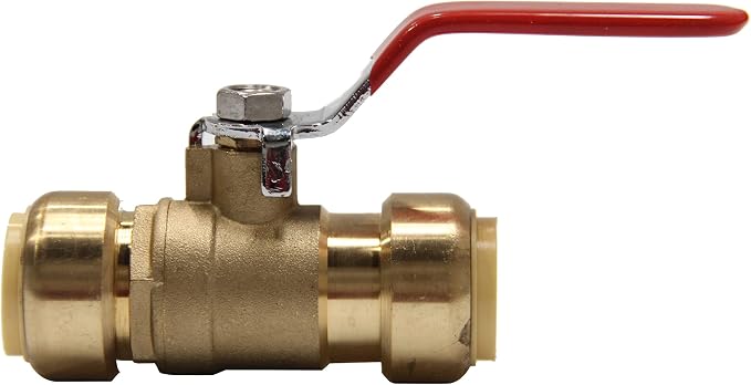 EFIELD 3/4 Inch Push-Fit Full Port Ball Valve - Image 3