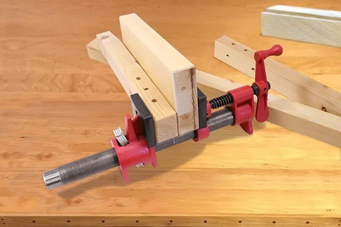 BESSEY PC12-2, 1/2 In. Traditional Style Pipe Clamps - Image 4
