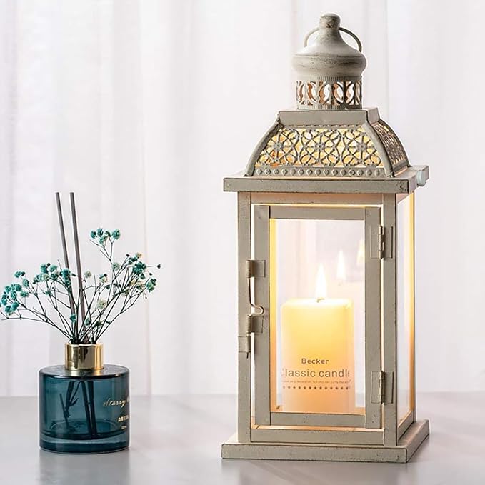 NEEDOMO 14.4" Lanterns Decorations Indoor, Hanging Candle Lantern Outdoor by NEEDOMO-LightUpYourSpace
