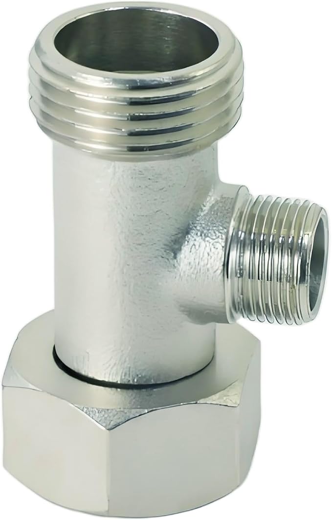 Brass 7/8"x3/8"x7/8" T-Type 3-Way Tee Splitter | 3-way adapter by Unknown