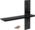 Free Hanging T Shelf Bracket, Solid Heavy Duty Steel Knee Wall Hidden Granite by PetrelWing