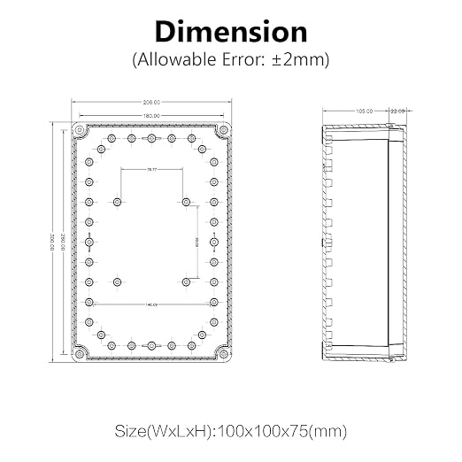 Junction Box IP67 Waterproof Dustproof Electrical Box Project Box DIY Enclosure - Image 6