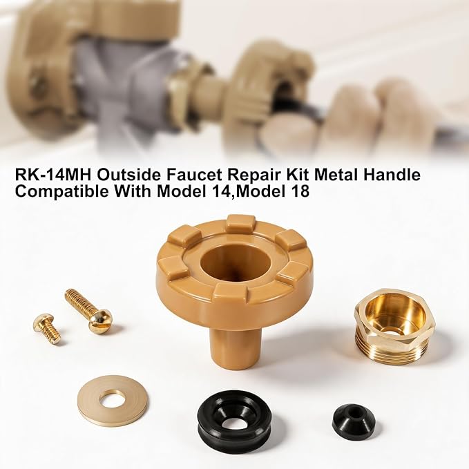 RK-14MH Repair Kit Metal Handle, Outside Faucet, Compatible - Image 2