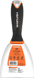 VANQUISH Stainless Steel Putty Knife, 4 Inch Paint Scraper by VANQUISH