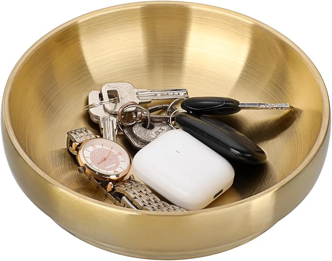 7.4 Inch Key Bowl for Entryway Table, Catch All Bowls for Kitchen Counter by Unknown