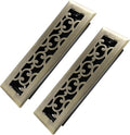 Howeall 2x10 Inches 2 Pack Heavy Duty Walkable Floor Register by Howeall