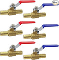Uenede Brass 3/4 Inch PEX Ball Valve, Pipe Crimp Fitting by Uenede