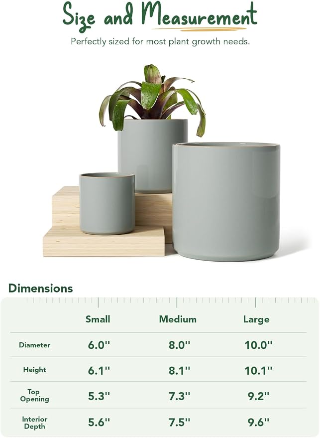LE TAUCI 10+8+6 Inch Ceramic Pots - Image 6