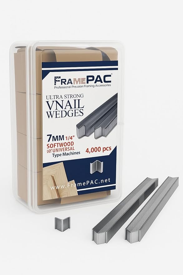 V Nails for Picture Frames Softwood Universal 7mm - by FramePac