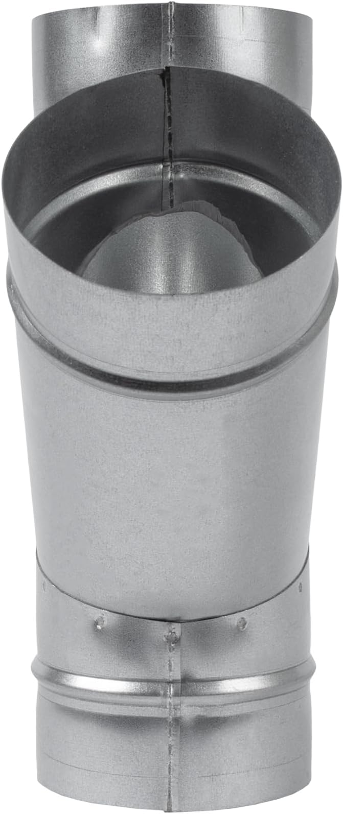 45° Degree Ø4 x 4 x 4 Inch Wye-Shape Duct Splitter - Image 7