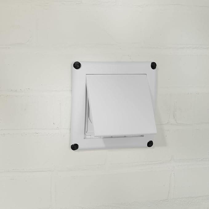 EverSafe 4" Dryer Vent Cover for Exterior Wall Vent Hood Outlet, Auto Airflow - Image 3