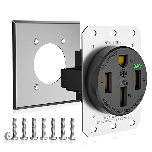 50 Amp EV Charging Receptacle/Nema 14-50 EV Outlet - Image 9